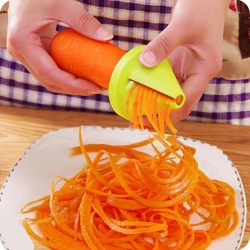 Spiralizer Groentesnijder, Handheld Spiralizer Groente Fruit Courgette Noodle Maker Rasp Slicer Cutters, Keukengadget