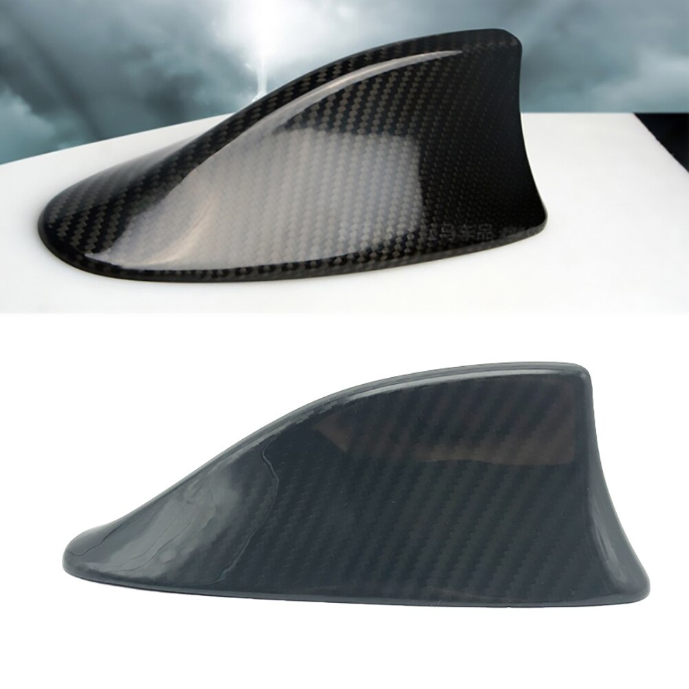 Car Shark Fin Antenna Cover Cap Trim For BMW M5 & F01 F02 / F10 F11 F18 1PCS Carbon Fiber Shark