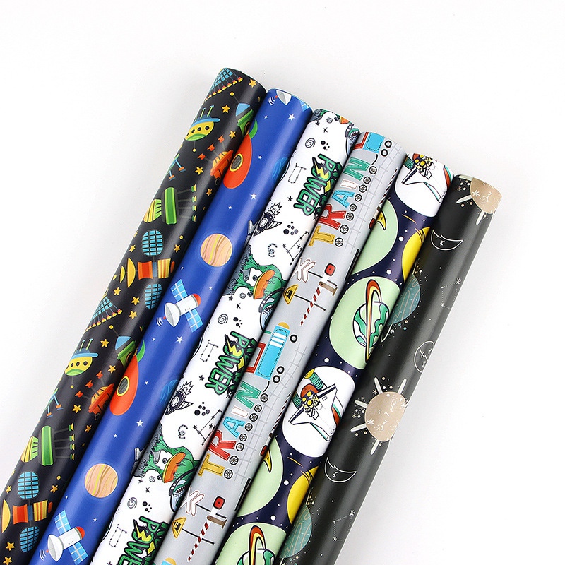 Inpakpapier Voor Baby Shower, Meisjes Jongens Verjaardag, -12 Ruimte Wrap 20X27 Inch Per Vel: Default Title