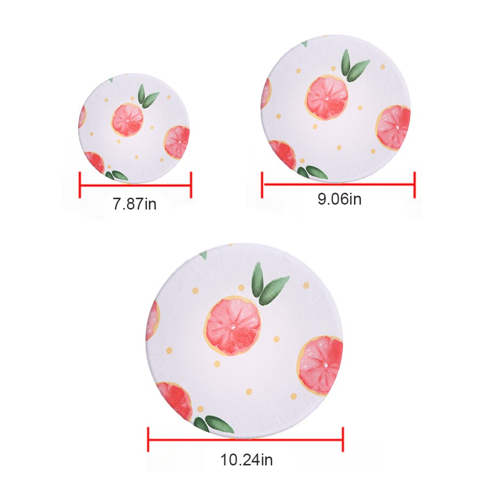 3pcs Elastic Band Stretch Lids Set Multi Sizes Cups Bowl Pot Lid Cover Pan Cooking Food Fresh Keeping Cover Kitchen Accessories: 01