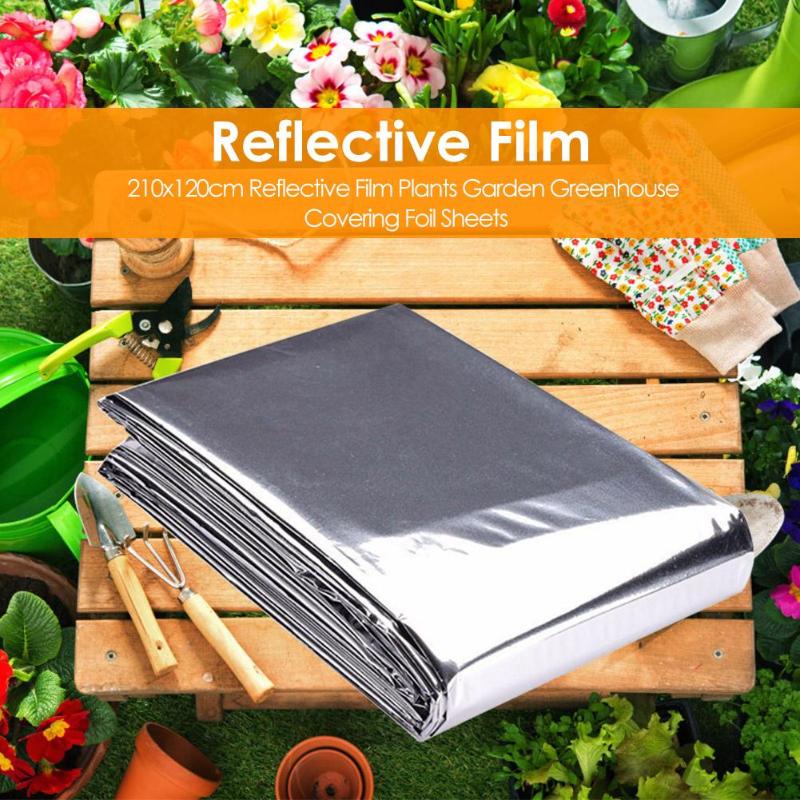 Reflective Film for Plants Garden Greenhouse Covering Foil Sheets Trees Grapes Increasing Temperature Light 210x120cm