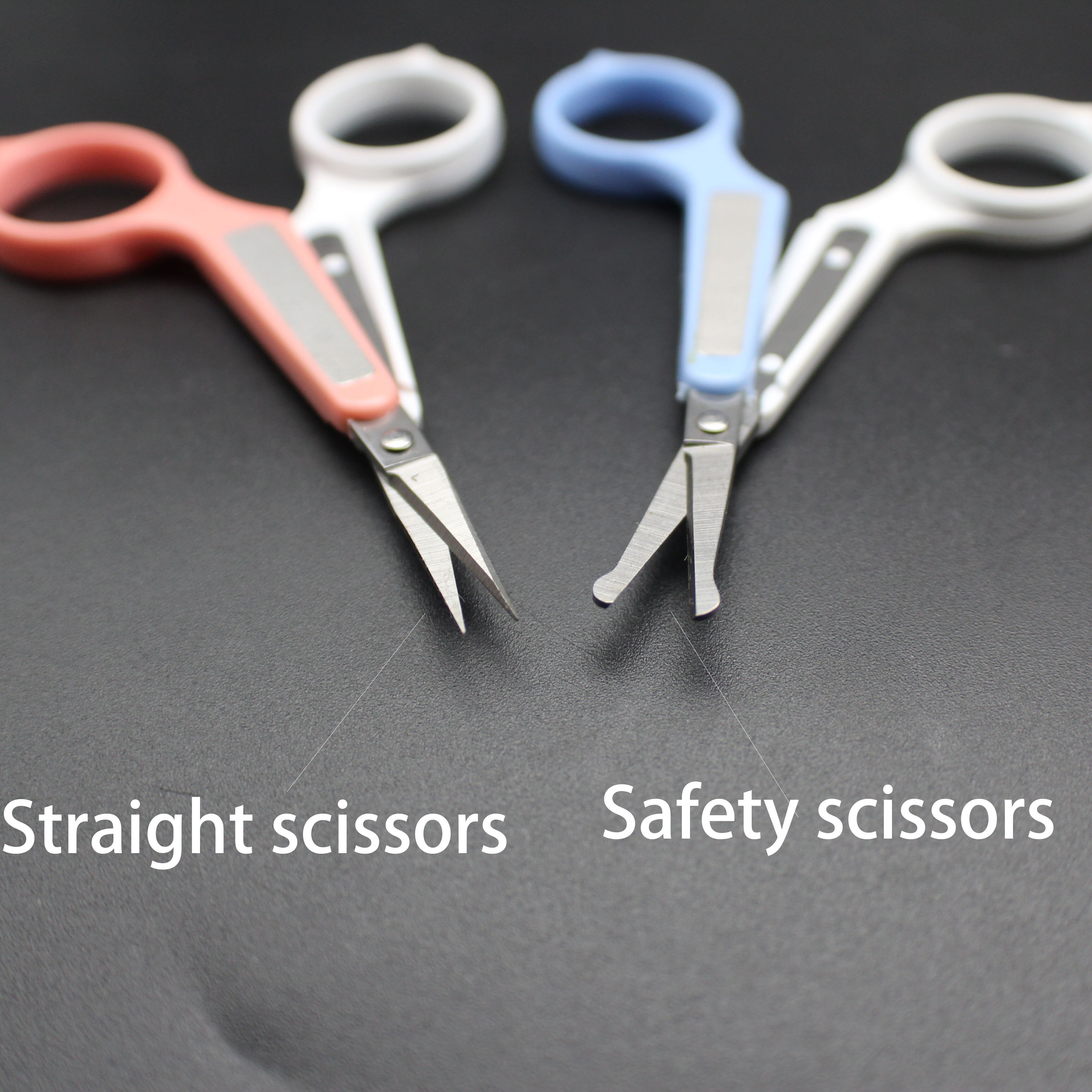 1pcs eyebrow eyelash scissors straight safety stainless steel scissors eyelash extension tool