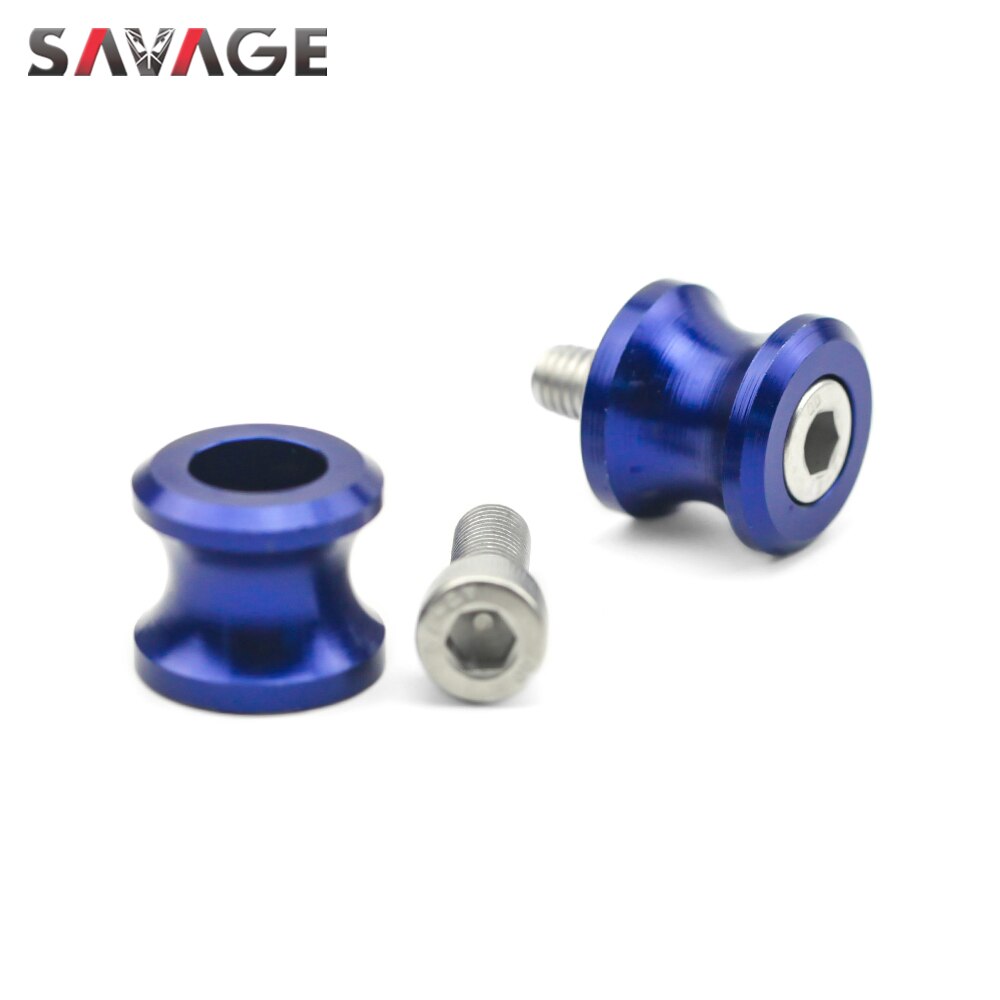 8mm Achterbrug Sliders Spoelen Stand Slider Voor SUZUKI DL650 GSXR GSXS GSR 600 750 1000 1300 K6 K7 K9 GSX-R600 GSX-R750 GSX-R1000 Valbeveiliging (Color : 750 logo blue