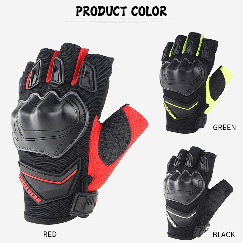 Sommer handsker mænd seje motorcykel halvfinger handsker til motocross racing motorcykel guantes moto off road cykel ridning handske