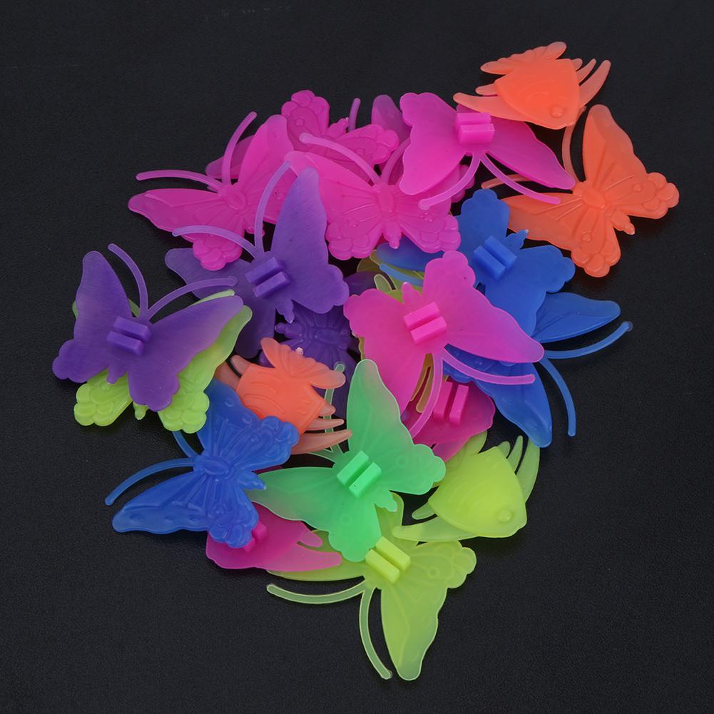 Fargerik sykkel sykkel hjul eiker perler barn sykkel dekor 1 pose plast lett klips sykkel eiker ornament eike blomst