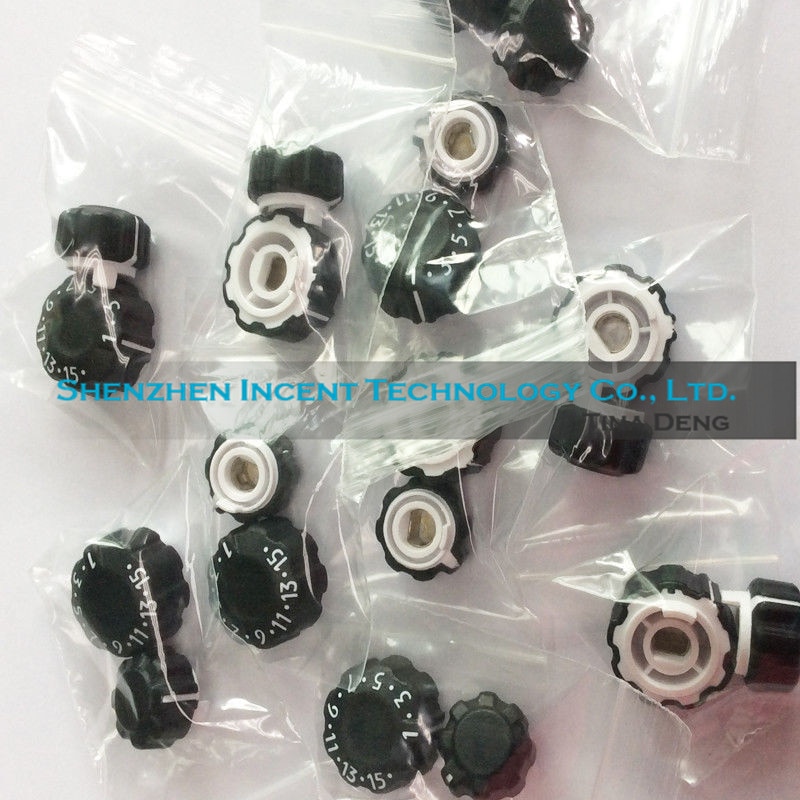 VOIONAIR 10 sets/lot Volume Control knob And Channel Selector Knob Cap For HYT Hytera PD700 PD706 PD780