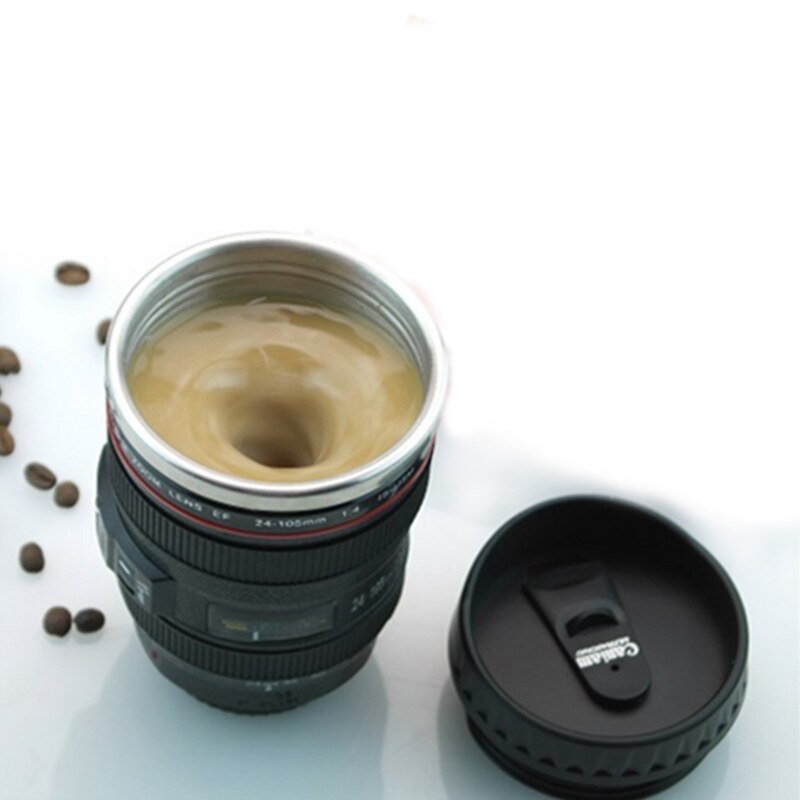 Tasse à mélanger automatique en forme d'appareil photo SLR, , mélangeur de café, lait, tasse de boisson, mélangeur paresseux intelligent, tasse thermique: 5th generation