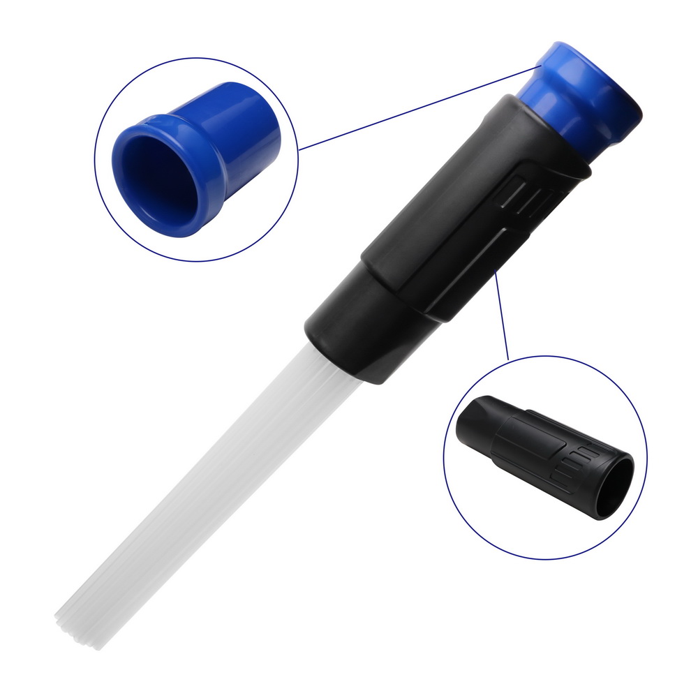 Vacuum Attachment Tools Dirt Remover for Household Keyboard Air Vent Cleaning Tool Brush Cleaner Dusty Brush Straw Tube