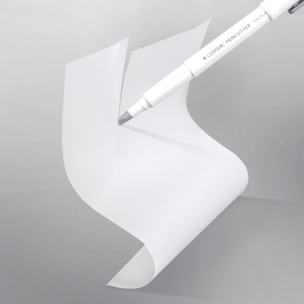 1 pièces japon papier stylo couteau résistant à l'usure journal main livre bande en céramique lame utilitaire couteau couteaux de coupe