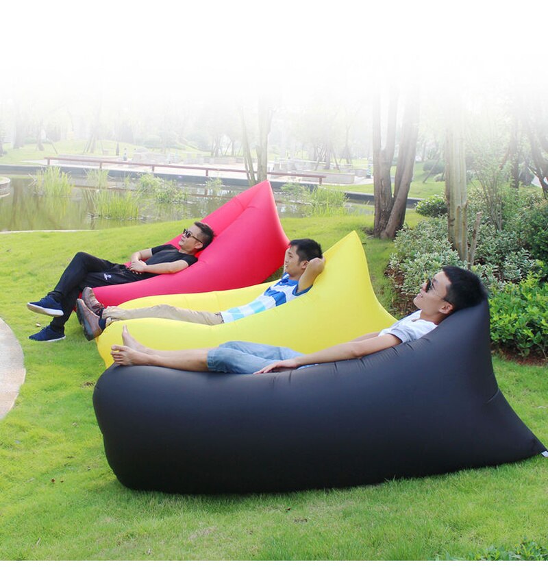 Outdoor inflatable bed Inflatable sofa Inflatable mattress Lazy sofa Portable sofa Beach lounger