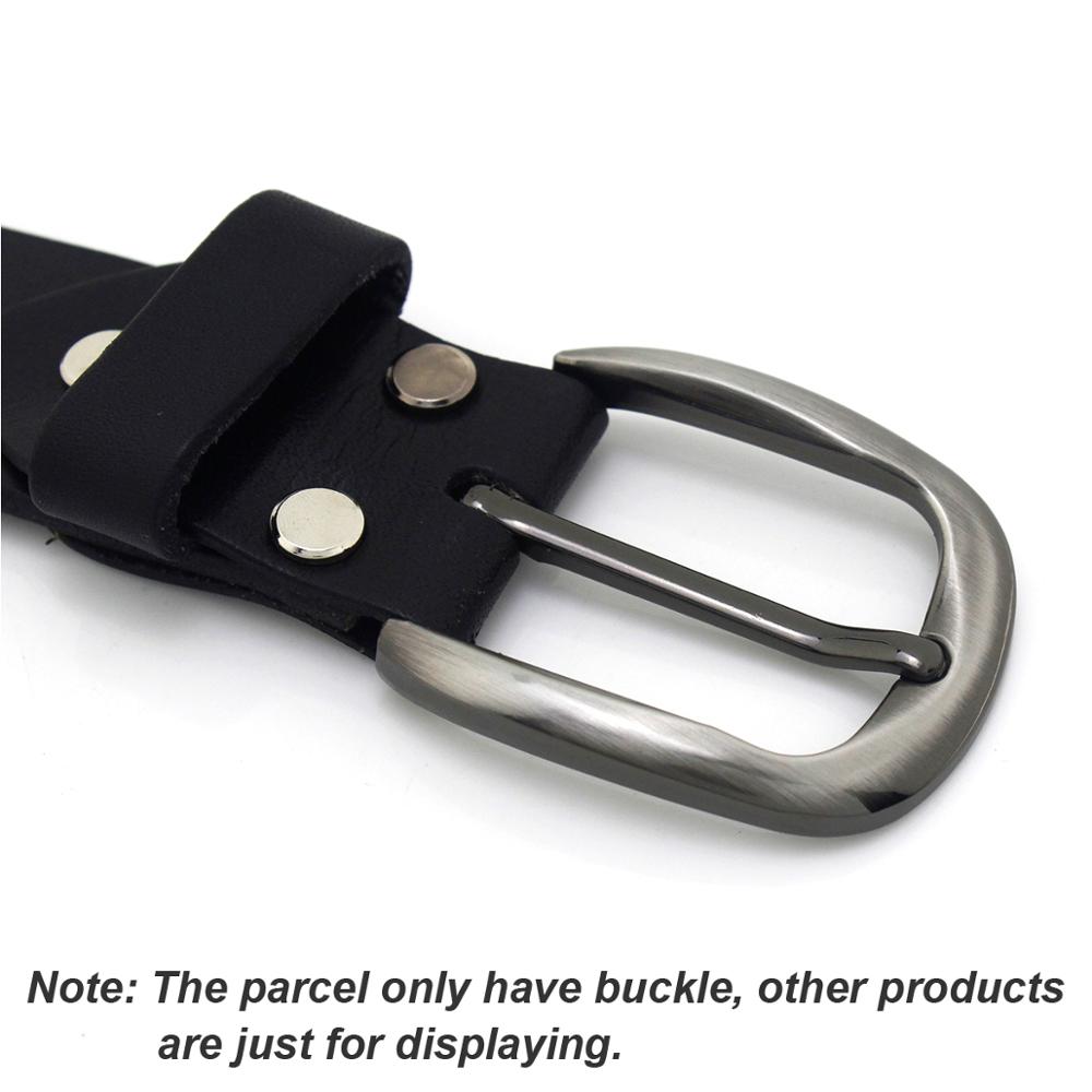 1pcs 35mm Belt Buckle For Men Metal Clip Buckle End Bar Heel Bar Single Pin Buckle for Leather Craft Belt Strap DIY