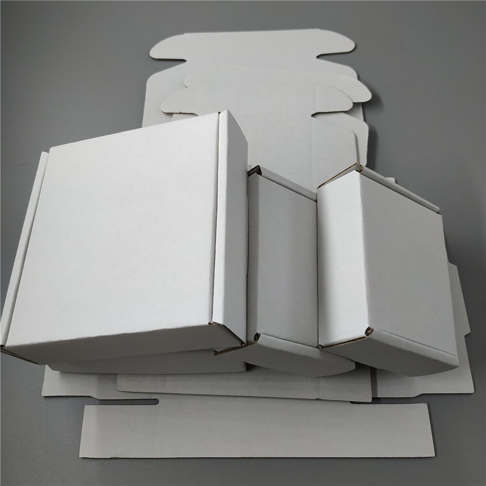 Boîte à savon fait main en carton blanc, boîte à en papier blanc, 11cm 50 pièces