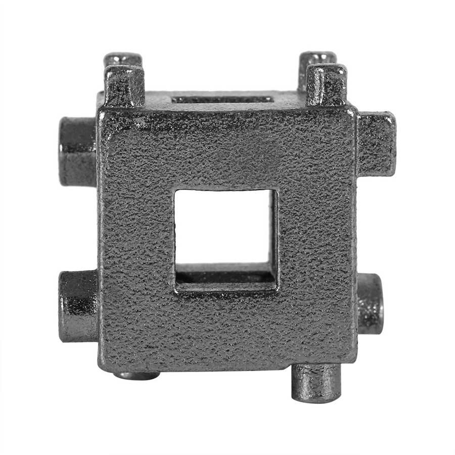Car Rear Disc Brake Piston Retractor Tool Wind Back Cube Calliper Adaptor Silver Car Accessories Domestic