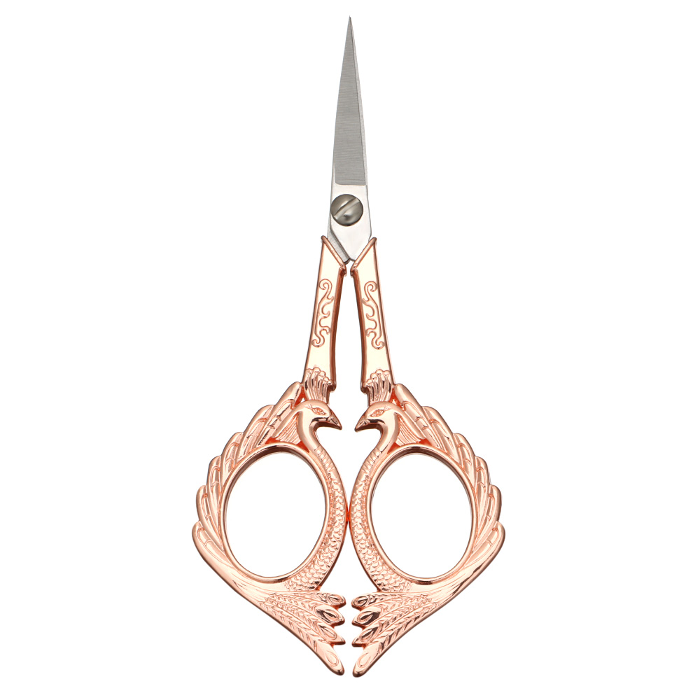 Classic Retro Embroidery Scissors European Crane Small Cross Stitch Sewing Crane Tailor Scissors Office Home Craft Cutting: Type6