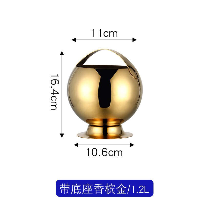 Stainless Steel Ice Bucket Wine Cold Beer Ice Bucket KTV Bar Utensils Ice Bucket Ice Bucket: Purple