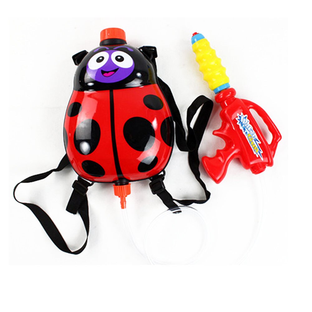 Children Kids Water Spray Blaster Toy Pumping Pull With Backpack For Summer Beach Random Color