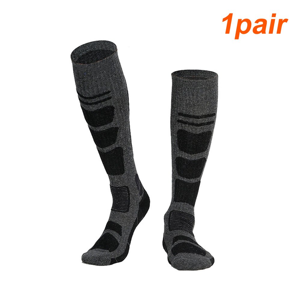 1 paire femmes hommes marche neige doux Camping longue hiver épaissi Snowboard escalade plein air Sport Ski chaussettes décontracté randonnée