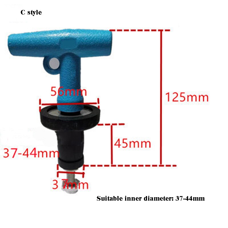 Rubber Plug With Handle Sewer Drain Pipe Plug Return Pipe Plugging Water Channel Sealing: C