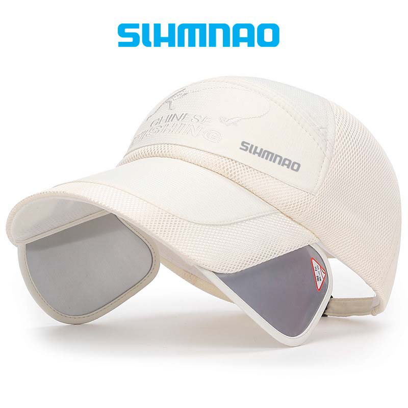 Fishing Hat Summer Outdoor Fishing Sunscreen Baseball Hat Men's Mountaineering Hunting Sunshade Hat Bicycle Women's Hat: Silver