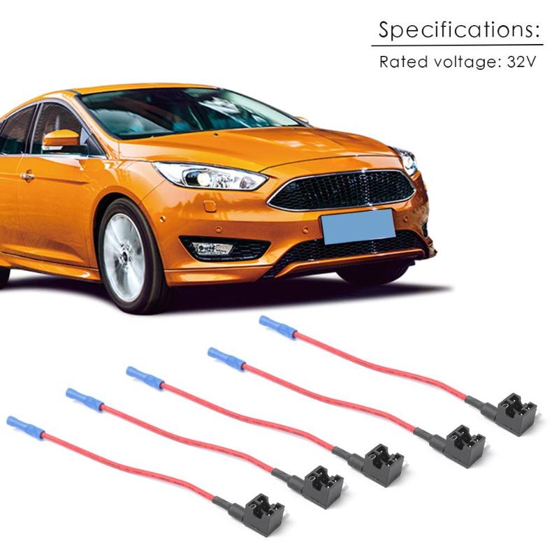5 Pack Mini Größe Auto hinzufügen-a-schaltung Sicherung klopfen Adapter mit 15A Mikro Sicherung