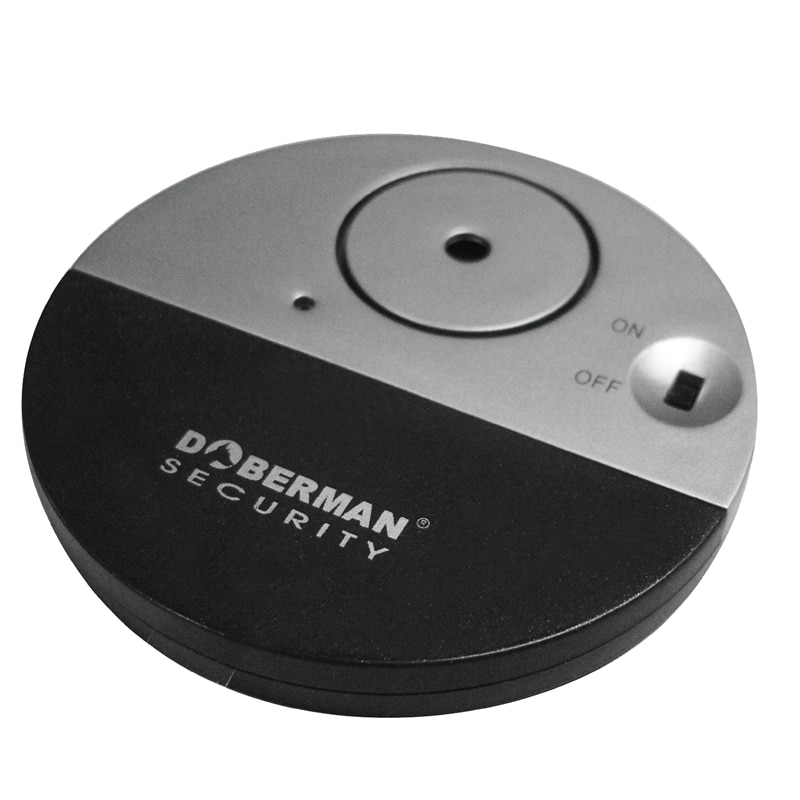 DOBERMAN SECURITY 100DB Wireless Electronic Vibration Detector Cabinet Door Window Vibration Sensor Alert Security Alarm Detecto: Default Title