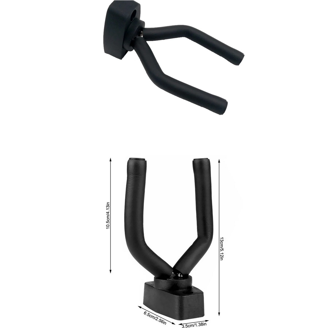 Gancho para colgar guitarra de montaje en pared, soporte antideslizante para guitarra acústica, ukelele, violín, bajo, piezas de guitarra, accesorios para instrumentos