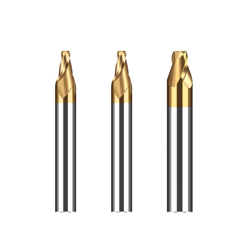 2 Flute Tapered End Mill Carbide Tungsten Steel Milling Cutter Taper Router Bits Oblique Angle 30 10 15° 0.3-2.0 0.4 0.5MM hrc65