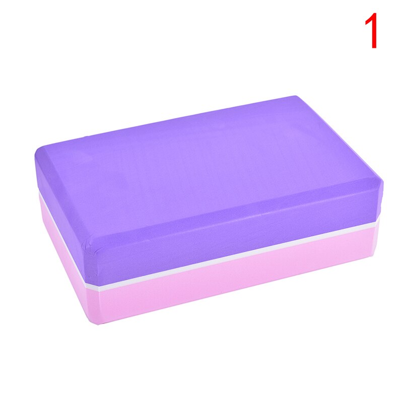 EVA Yoga Block Brick Sports Exercise Gym Workout Stretching Yoga Block Brick: Pink