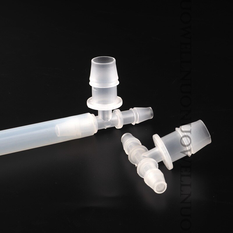 Conector de mangueira de água pp, conector redutor de plástico, conectores t para aquário, tanque de peixes, tubulação de água, junta de cano de escape de pagode, 10 peças