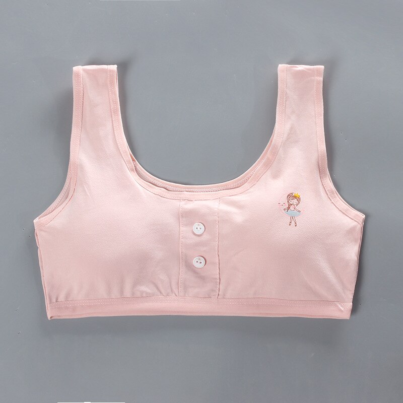 Bras for Teen Girls Training Bras 9 14 Years Kids Soft Underwear Girls Breathable Children Cotton Sports Bras: 2