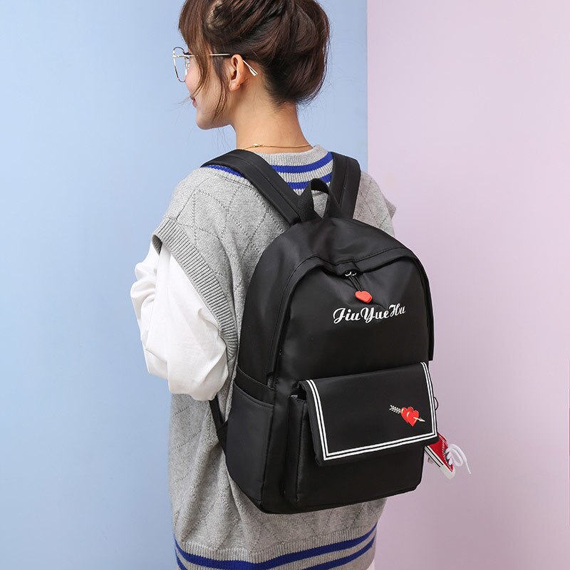 lässig Frauen Rucksack Nylon Rucksack Wasserdichte Schulter Tasche Weibliche Rucksack Schule Tasche Für Teenager Mädchen Mochilas Mujer Tornister