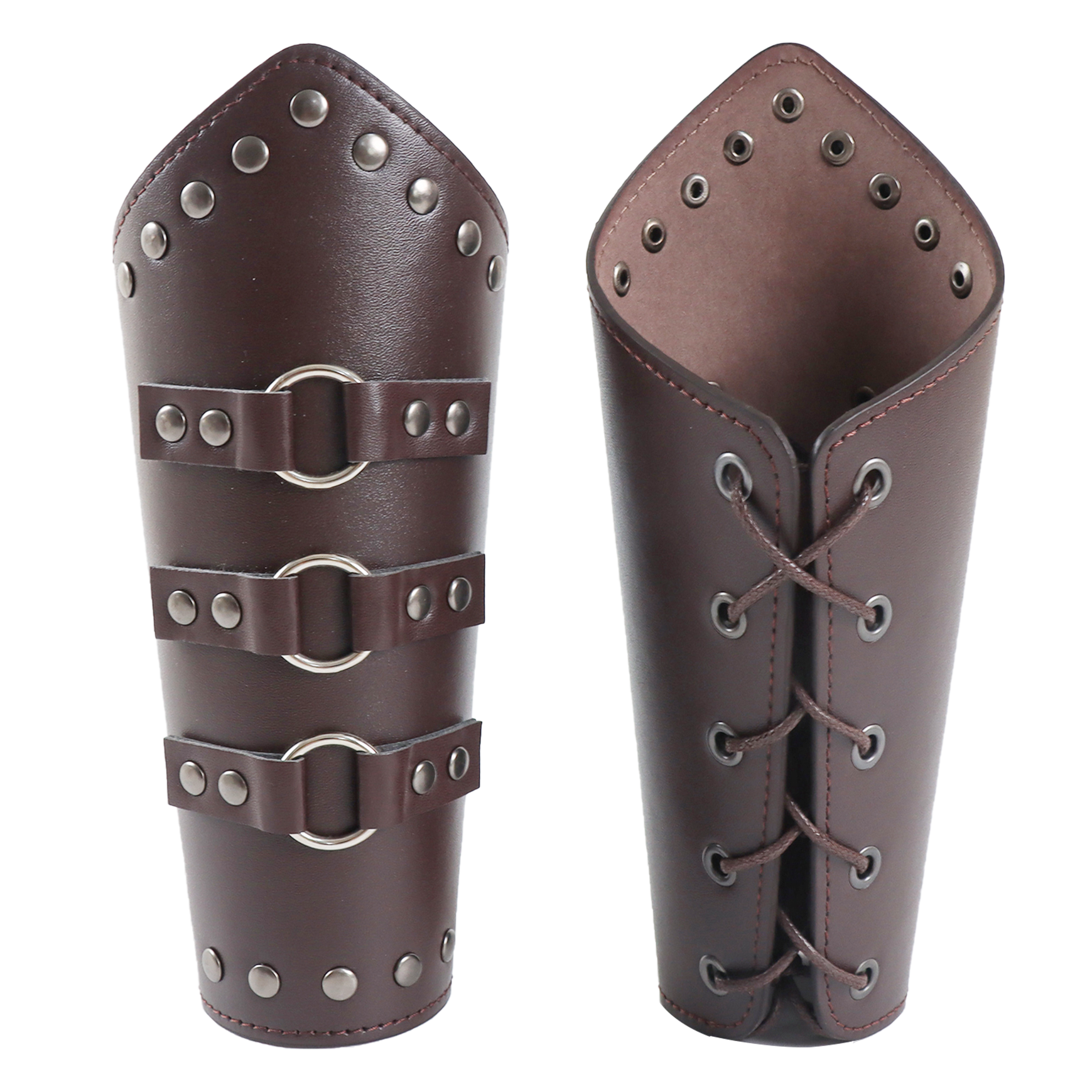 5-teiliges Set mit mittelalterlichen Ritter-Renaissance-Zubehör – modischer Korsett-Gürtel aus PU-Leder, weicher Schal, Umhang, halber Schulterschal