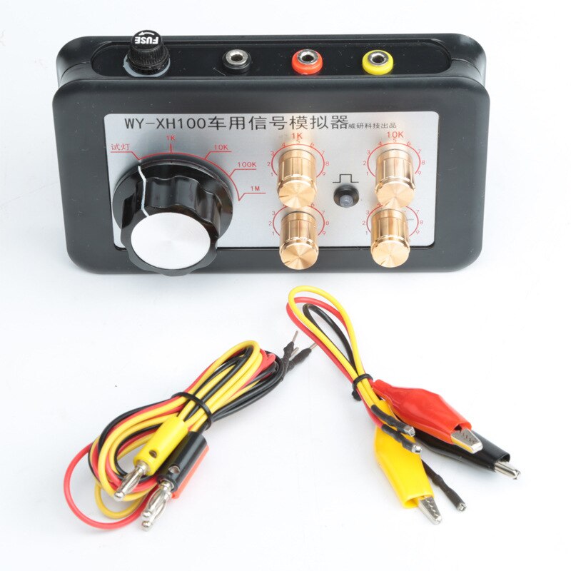 Automobil Signal Simulator Tester XH100 Wasser Kraftstoff Temperatur Sensor Schiene Druck Sensor Kurbelwelle Sensor Simulation Tester