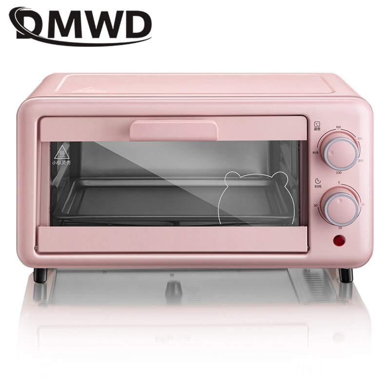 Horno eléctrico multifunción DMWD para hornear, horno pequeño para el hogar, horno mini para pastel con control de temperatura 11L