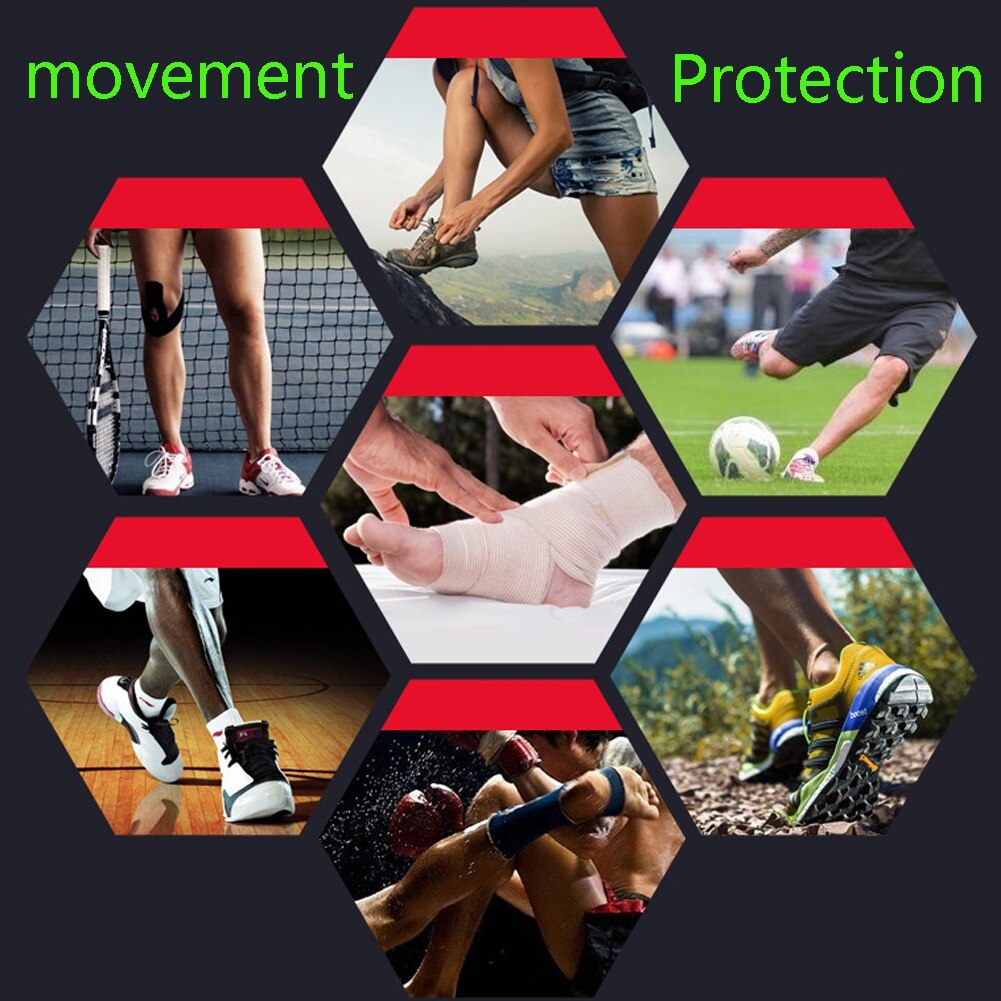 Soft Ankle Support Gym Running Protection Foot Elastic Ankle Brace Guard Sport Fitness Support for Injury Recovery D40