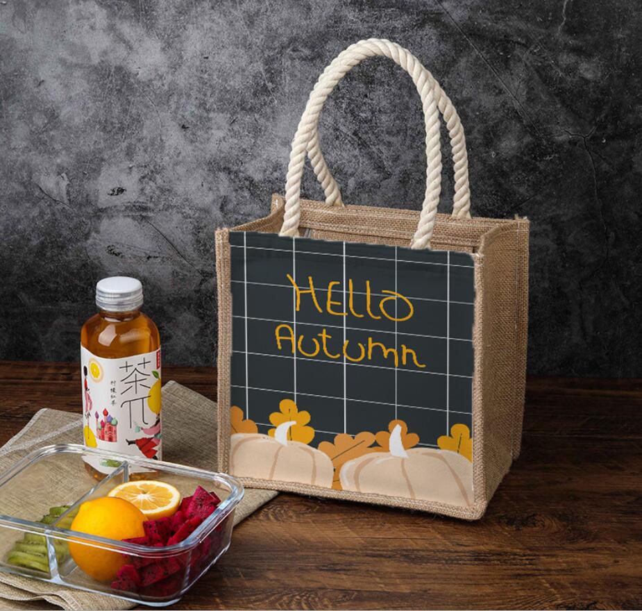 Fruits Portable Insulated Lunch Bag For Women Cooler Bag Kids lunch Box Thermal Case Pouch Lunch Container School Food Box: NO 4