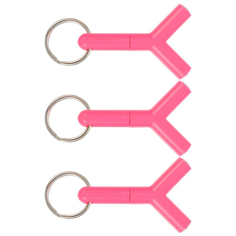 3pcs Headset Splitter Y-shape Portable 3.5mm Headphone Jack Splitter Supply