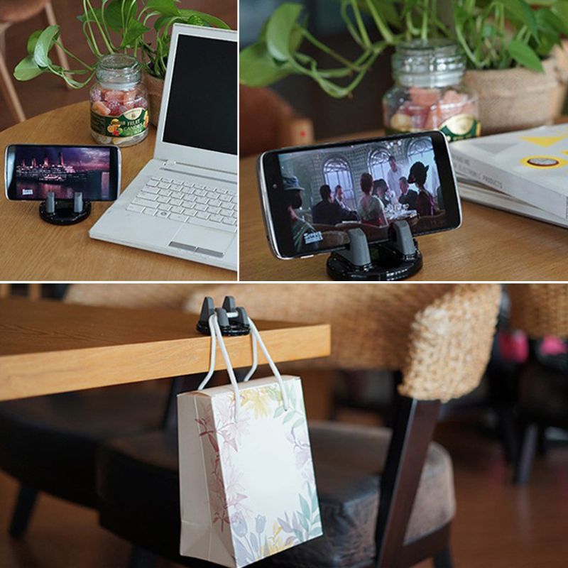 Auto Telefoon Houder Stands Draaibaar Ondersteuning Anti Slip Mobiele 360 Graden Mount Dashboard Gps Navigatie Universele Auto Accessoires