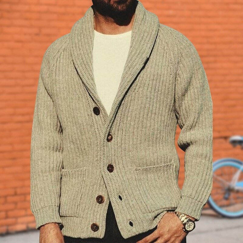 Brand Sweater Men Autumn Winter Thick Warm Cardigan Men Arrivals Streetwear Casual Sweater Coat