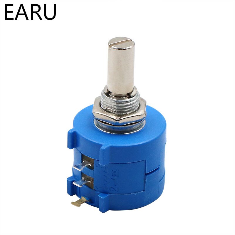 10 pces 3590s-2-103l 10k precisão multi-turn potenciômetro (10 voltas) resistência ajustável