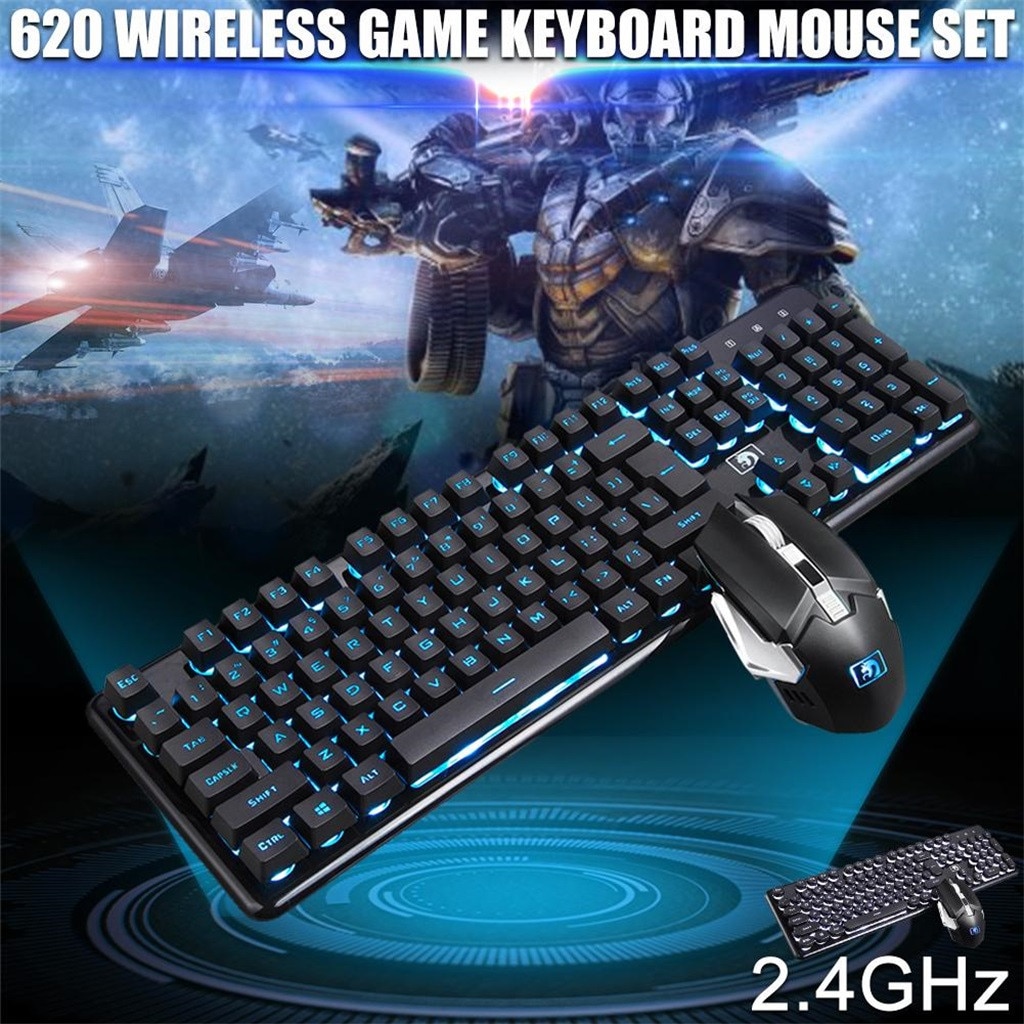 Rechargeable 2.4GHZ wireless mechanical keyboard and mouse game set combination standard low energy gaming equipment #10