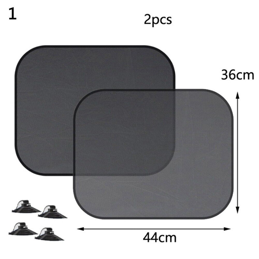 1/2/5pcs Car Window Sun Shades Cover Anti-UV Mesh Shade Curtain Protector