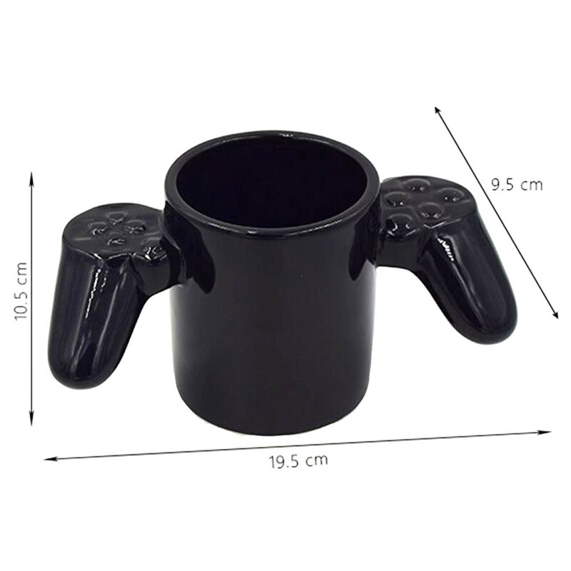 500mL Game Over Coffee Mug 3D Game Controller Handle Mug Ceramic Cup Milk Tea Mugs Gameboy Birthday Christmas