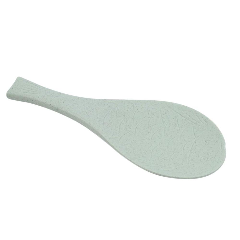 Cute trigo utensilios de cocina pescado cucharada antiadherente arroz paleta cuchara para la comida Mesa accesorios para servir