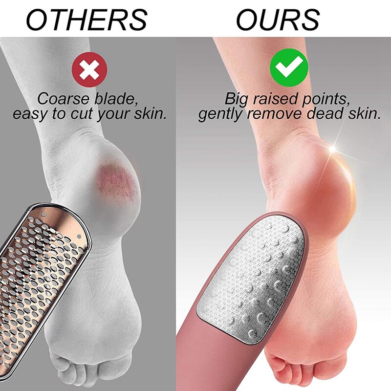 Double-Sided Sander, Foot Sander Ergonomic Handle, the Best Foot Sander, Suitable for Dead Skin