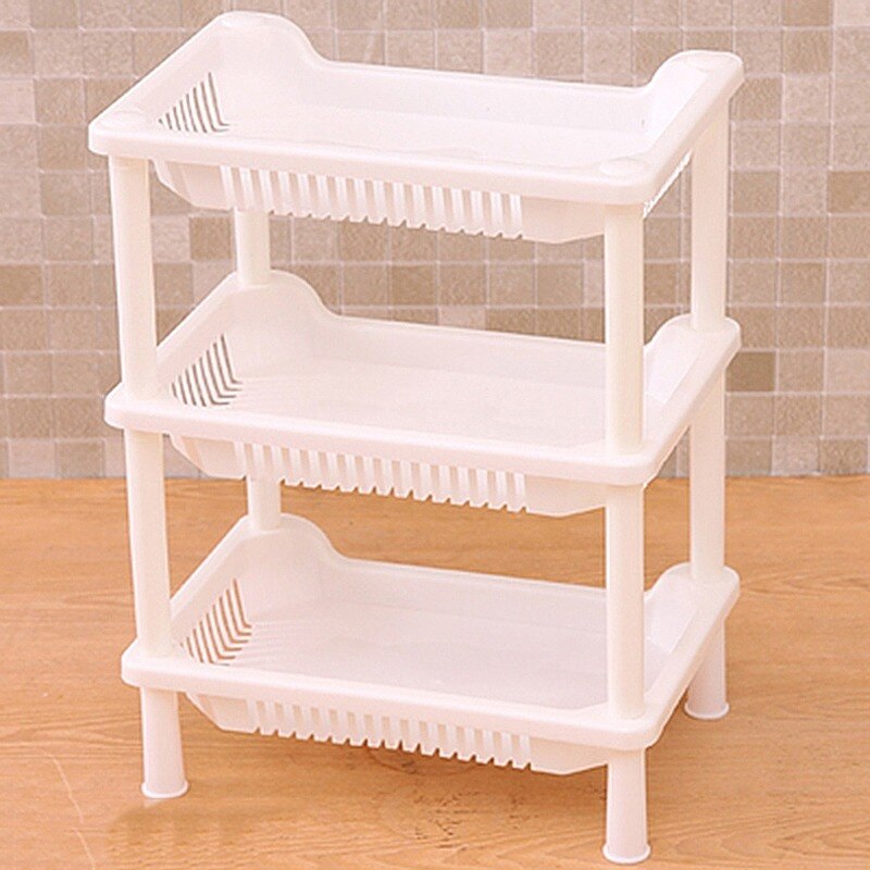3 Layer Square Triangular Corner Bathroom Storage Rack Toiletry Holder Organizer Shelves for Bathroom, Kitchen, Rest Room