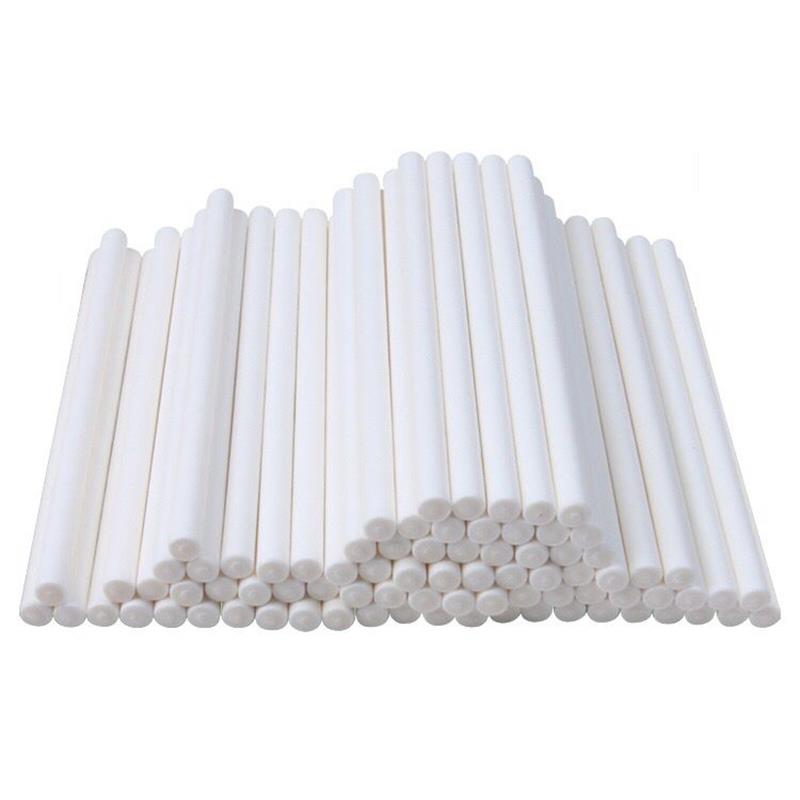 100PCS Paper Lollipop Sticks Food-Grade Paper Pop Sucker Sticks Cake Pop Sticks For Lollipop DIY Candy Chocolate Sugar Pole: L