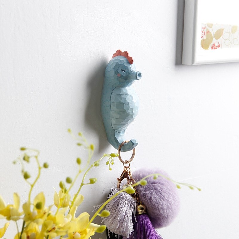 Schattige cartoon deur hoeden/kledinghanger haak dieren kinderen huishoudelijke versiering hars wandhaak kapstok het beste voor kinderen