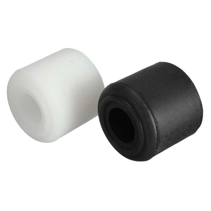1Pcs Black White Rubber Door Stop Stopper Cylinder for Jam for Wedge Floor Holder 28mm