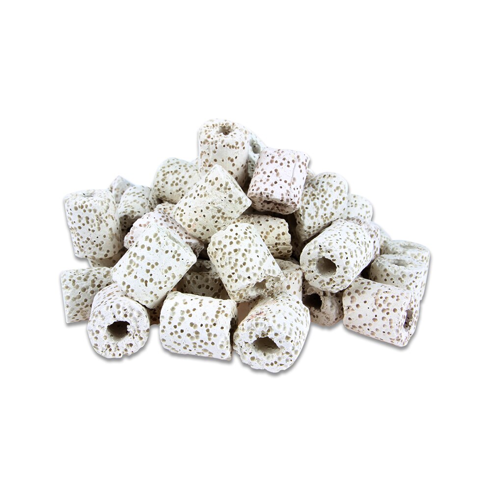 Aquarium 520g filter media Ceramic Bio Rings bacterial Ball Bacterial house Biosphere volcanic stone for fish tank: TechnologyWhite Ring